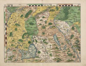 Philipp Apian - Bairische Landtafeln von 1568 (Tafel 19) n. 1